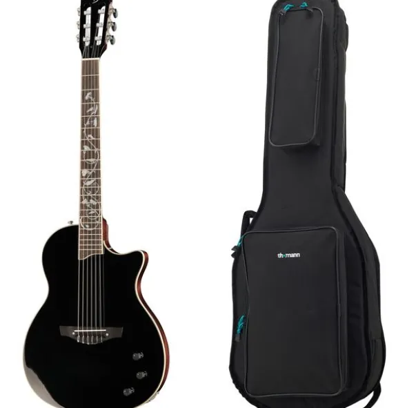 Harley Benton Nashville Nylon Plus BK w/Bag