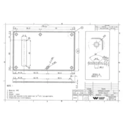 Harley Benton Parts Backplate ST-Style WP