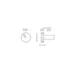 Harley Benton Parts FR Fine Tuning Screw BK