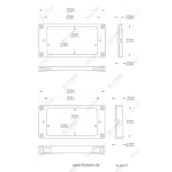Harley Benton Parts HU Ring Set Curved