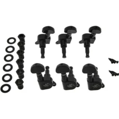 Harley Benton Parts J03BK L6 Tuner Set