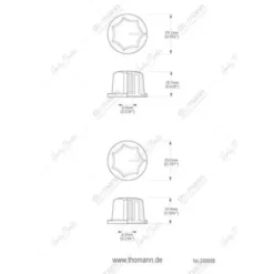 Harley Benton Parts J-Style Poti Set BK