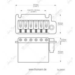 Harley Benton Parts Standard ST-StyleTremolo