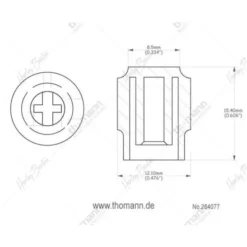 Harley Benton Parts T-Style Switch Knob BK