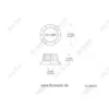 Harley Benton Parts Volume Poti Knob White
