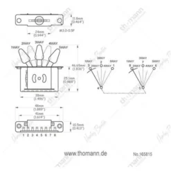 Harley Benton Parts 5way Switch ST Style
