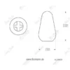 Harley Benton Parts 5 way Switch Knob BK