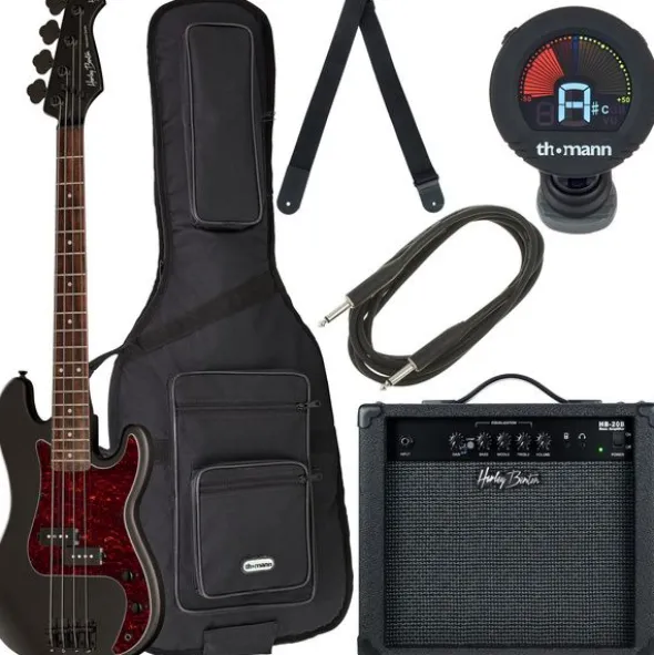 Harley Benton PB-Shorty SBK Standard Bundle