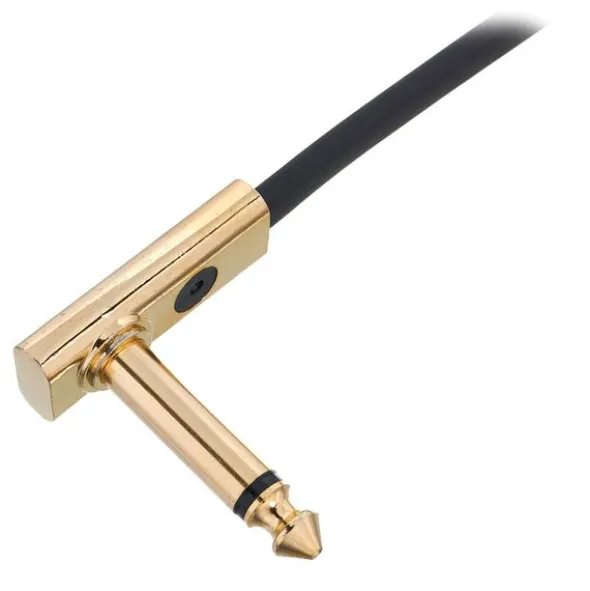 Harley Benton Pro-5 Gold Flat Patch Cable