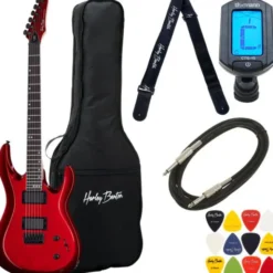 Harley Benton R-446 Blood Metallic Bundle