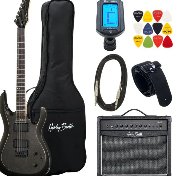 Harley Benton R-446 Graphite Metallic Set