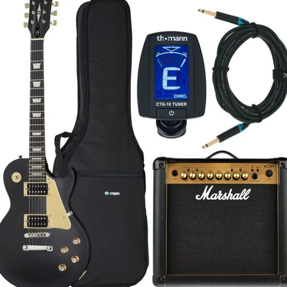Harley Benton SC-400 SBK Marshall Bundle