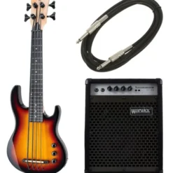 Harley Benton Solid U-Bass Sunburst Bundle