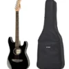 Harley Benton ST-Acoustic Black w/Bag
