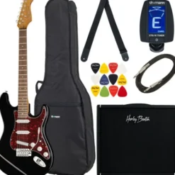 Harley Benton ST-62BK Hot DNAFX AmP20 Set