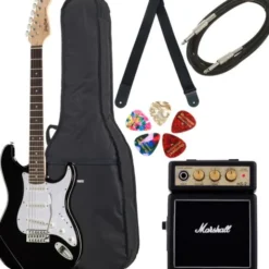 Harley Benton ST-20 BK Standard Serie Bundle