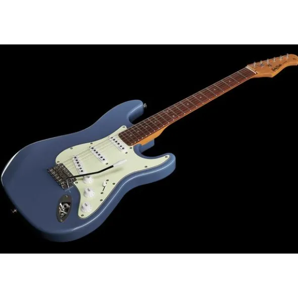 Harley Benton ST-62CC RW L. Pl. Blue Bundle