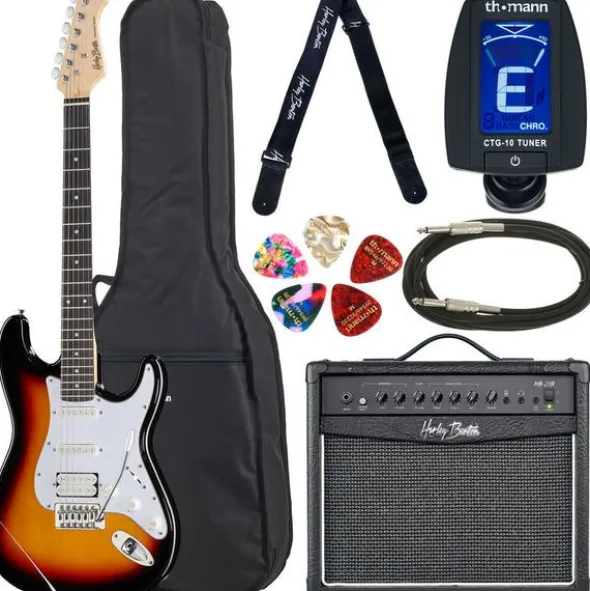 Harley Benton ST-20HSS SB Standard Bundle