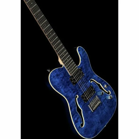 Harley Benton TE-90QM HH Trans Blue