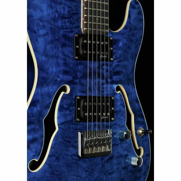 Harley Benton TE-90QM HH Trans Blue
