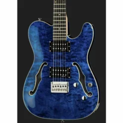 Harley Benton TE-90QM HH Trans Blue