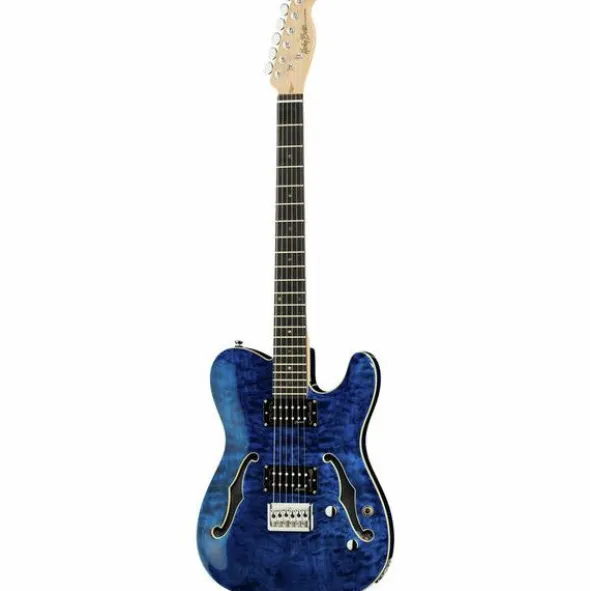 Harley Benton TE-90QM HH Trans Blue