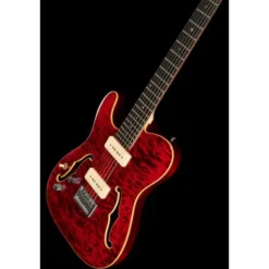 Harley Benton TE-90QM LH Trans Red