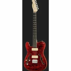 Harley Benton TE-90QM LH Trans Red