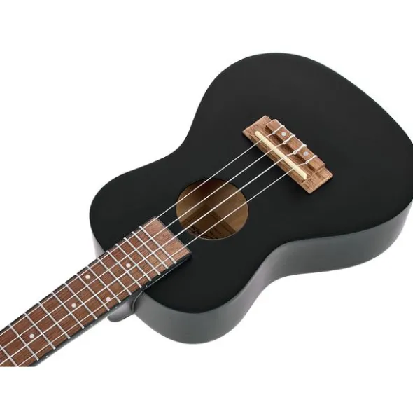 Harley Benton UK-12C Black Bundle