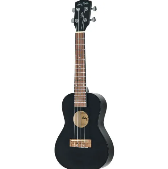 Harley Benton UK-12C Black Bundle