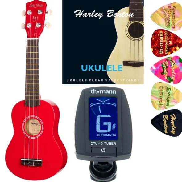 Harley Benton UK-12 Red Bundle