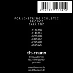 Harley Benton Valuestrings WE12 10-50