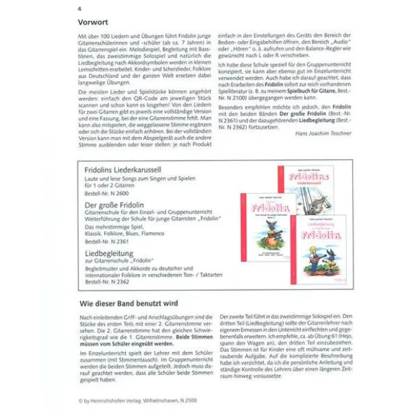 Heinrichshofen Verlag Fridolin 1