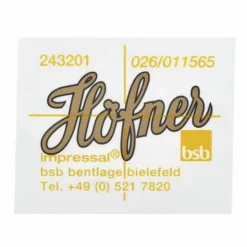 Höfner H65/41B Decal