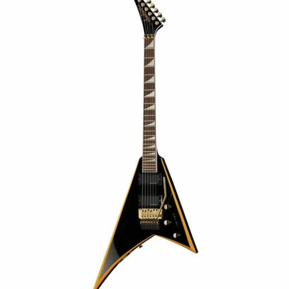 Jackson RRX24 Black with Yellow Bevels