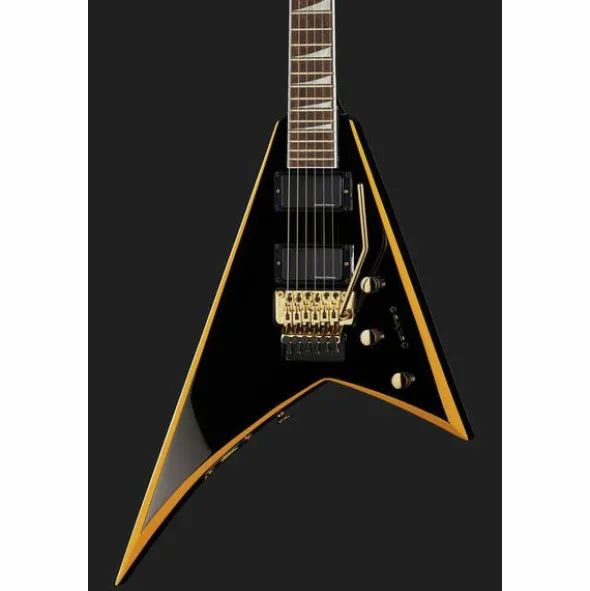 Jackson RRX24 Black with Yellow Bevels