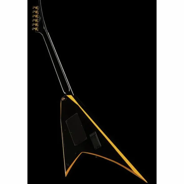 Jackson RRX24 Black with Yellow Bevels