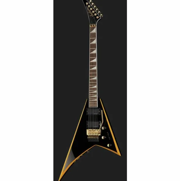 Jackson RRX24 Black with Yellow Bevels