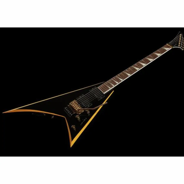 Jackson RRX24 Black with Yellow Bevels