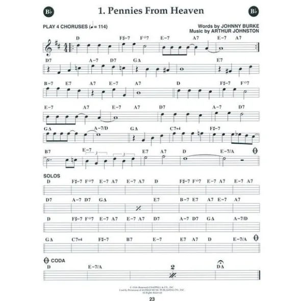 Jamey Aebersold Pennies from Heaven