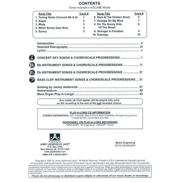 Jamey Aebersold Sugar