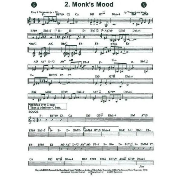 Jamey Aebersold Thelonious Monk