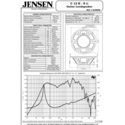 Jensen C12K Ceramic Vintage 8Ohm