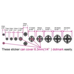Jockomo Fret Mark-Celtic Cross