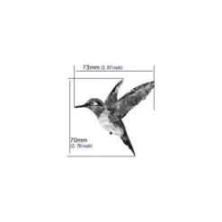 Jockomo Hummingbird Inlay Sticker