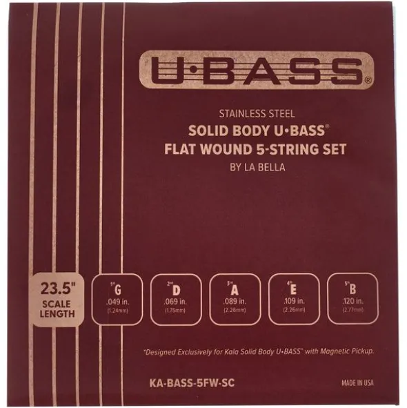Kala Flatwound U-Bass 5 Strings