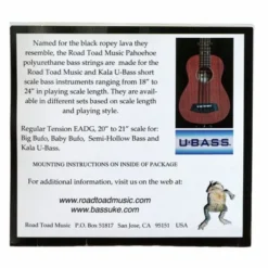 Kala Road Toad Music U-Bass Set