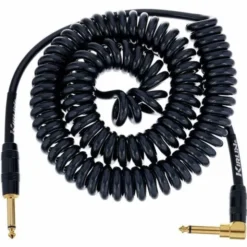 Kirlin Premium Coil Cable 6m Black