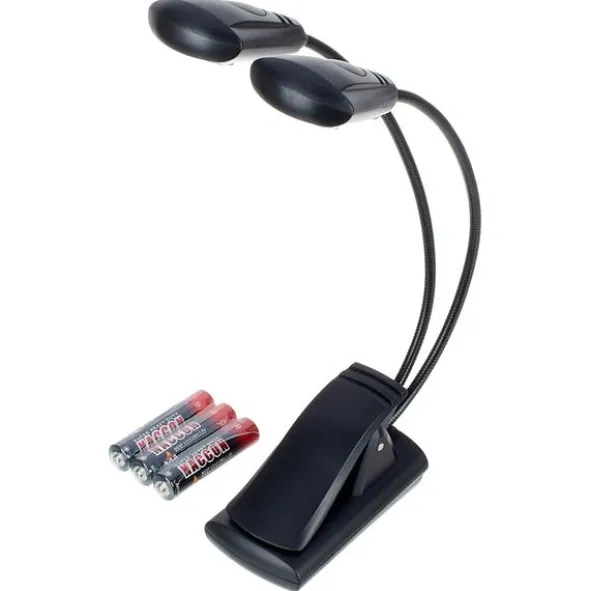 K&M 10065 Music Stand Lamp Bundle