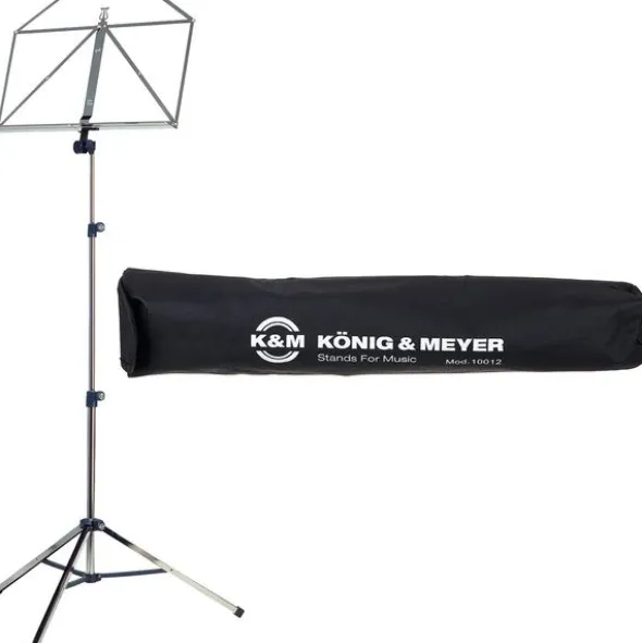 K&M 10065 Music Stand Nickel Set
